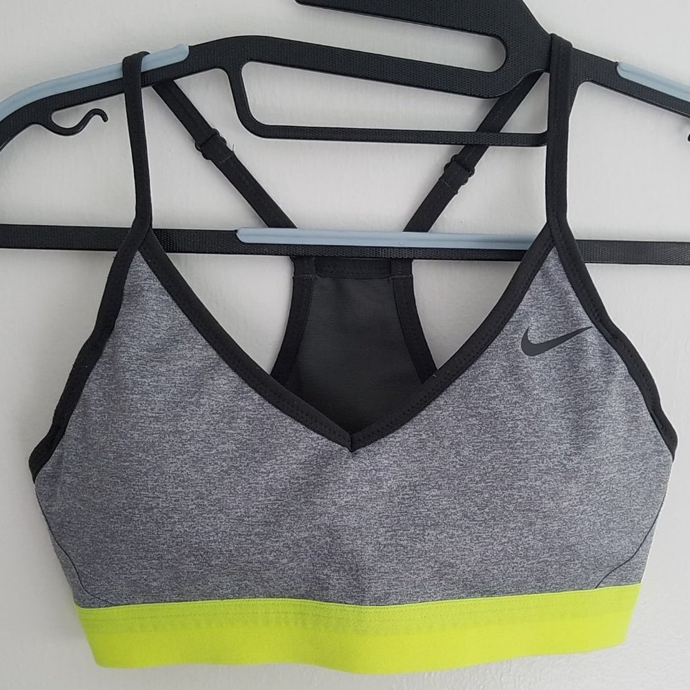 Nike Pro Indy Jersey Sports Bra - S